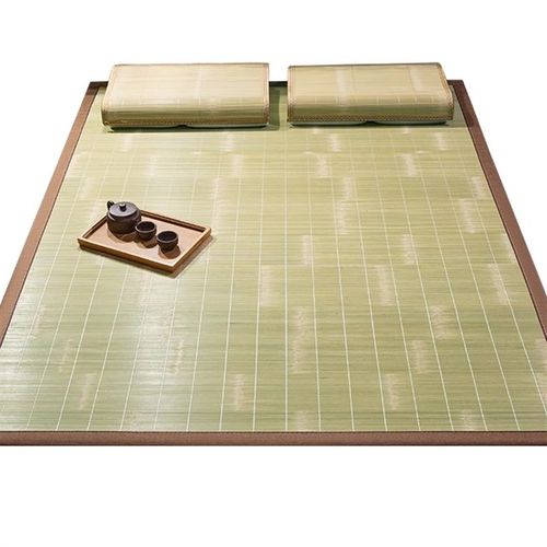 天然头层竹青家用凉席竹席夏季学生工厂宿舍单人床草席子可折叠