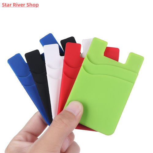 Hot Sale Phone Card Holder Silicone Mobile Phone Back Card H