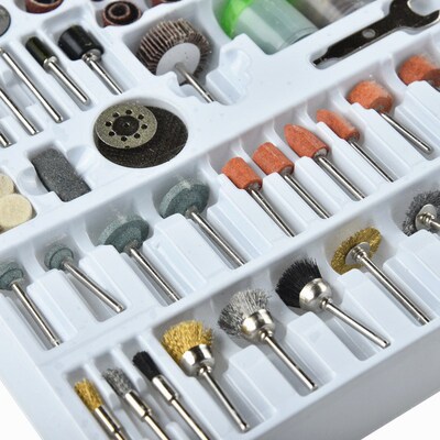 105/216Pcs Electric Mini Drill Bit Kit Abrasive Rotary Tool