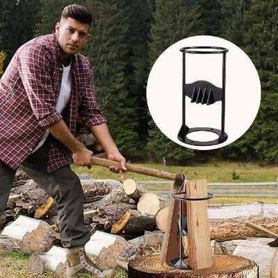 20*9.5cm Metal Wood Log Splitter Manual Kindling Wedge