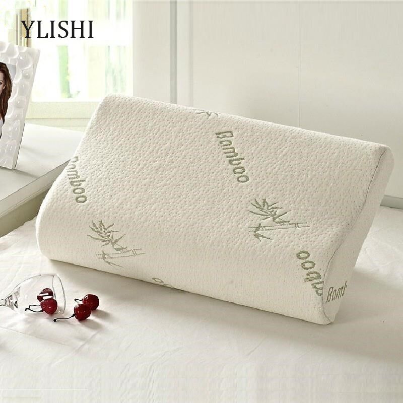 Bamboo Memory Foam Orthopedic Pillow 竹纤维记忆保健护颈枕头
