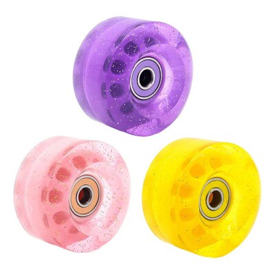 8pcs Roller Skate Wheel 58x32mm 82A For Double-Row Roller Sk