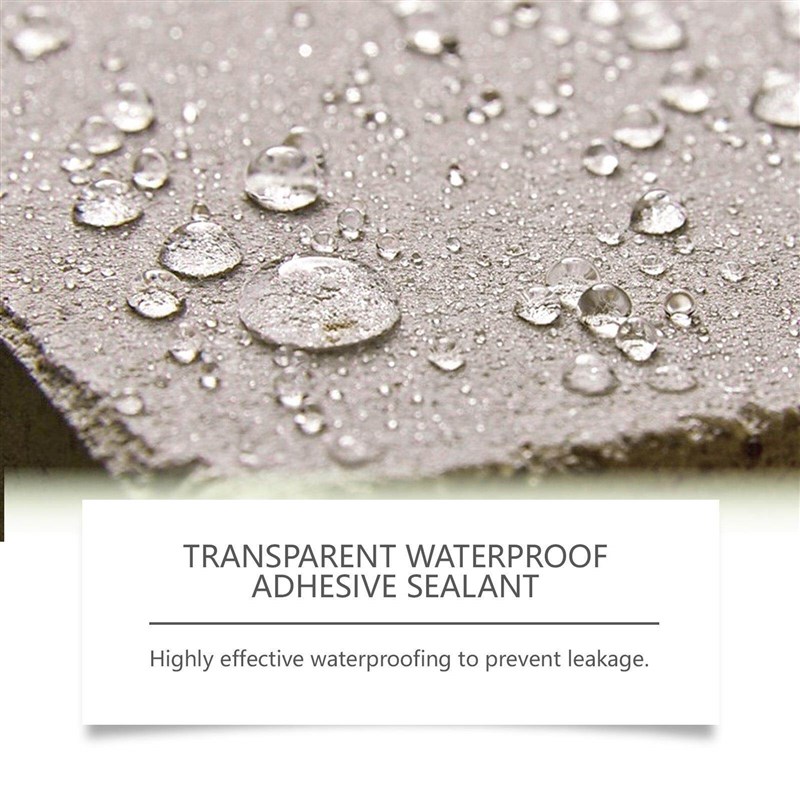 JUE FISH Transparent Waterproof Sealant - Leak-Proof, Flexib - 实物图