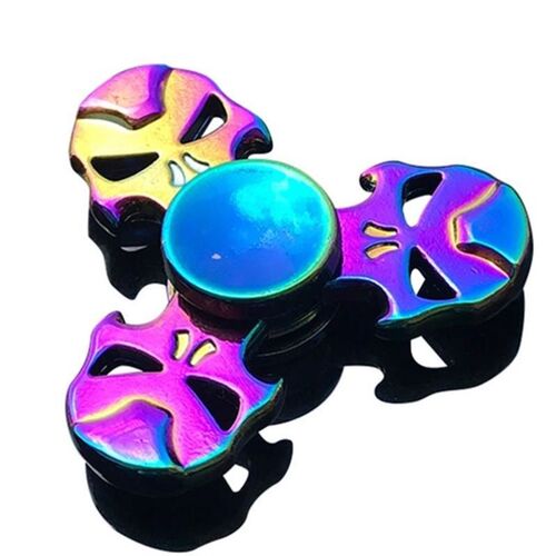 Finger Hand Spinner EDC Fidget Spinner Metal Rainbow Spiner