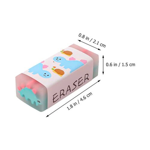 12 Pcs Dinosaur Eraser Erasers for Kids Free Shipping Gum Cu