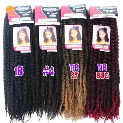 Marley Crochet braids Afro kinky curly hair extension 假发