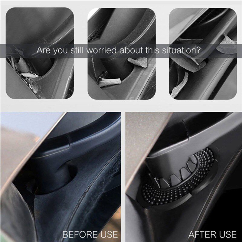 2PCS Durable Car Windshield Wiper Hole Protective ver Wiper - 实物图