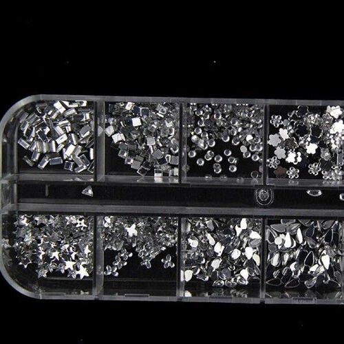 Nail Crystal Gems Sequins Kit Nail Salon Small Decor