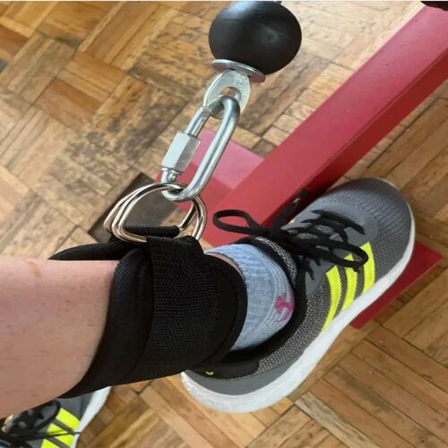 Cable Ankle Straps Double D-Ring Ankle Cuffs For Gym Workout