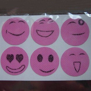 10 pcs/set Stickers Smiley Insect Mosquito Repellent Sticker