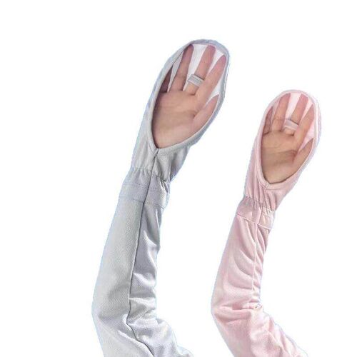 Summer UV Protection Ice Silk Arm Sleeves for Men and Women,