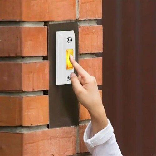 Multipurpose Doorbell Button Wire Sturdy Plastic Wall