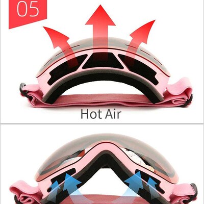 New Ski Goggles Men Women Double Layers Anti-fog Big Ski Mas