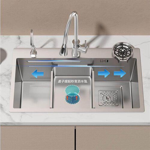 Stainless Steel Primary Color SUS304 Sink Large Single Sink