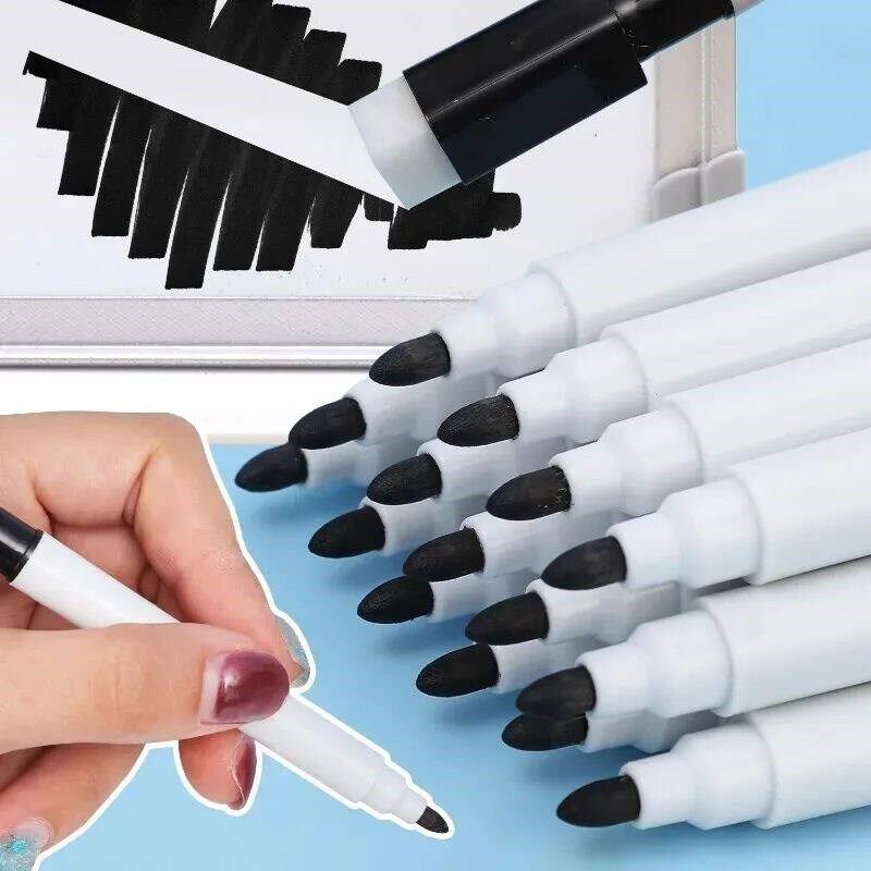 5-50PCS Marker Pen Dry Erase Markers with Eraser Cap for Off图片