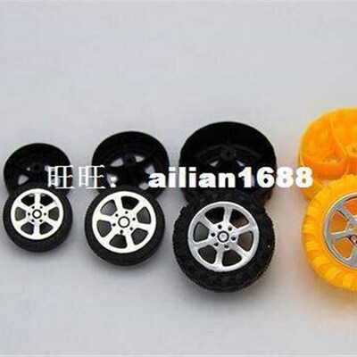 Toys Plastic Tires Toy Car Wheels Spare Parts Aperture 2mm A