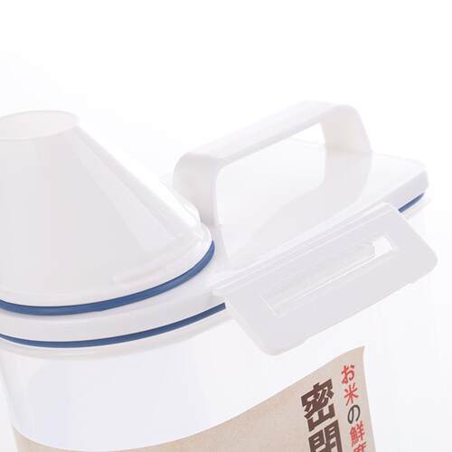 Japanese Grain Storage Bucket Measuring Cup Rice Container