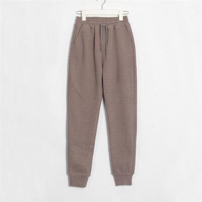Wixra Women Casual Velvet Pants Winter Ladys Thick Wool Pan