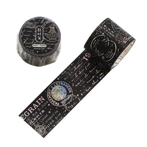 30mm Wide Dream stars laser Masking Washi Tape Magic map Dec