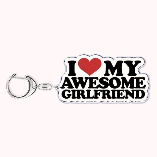I Love My Boyfriend Girlfriend Bf Gf Keychain for Accessorie