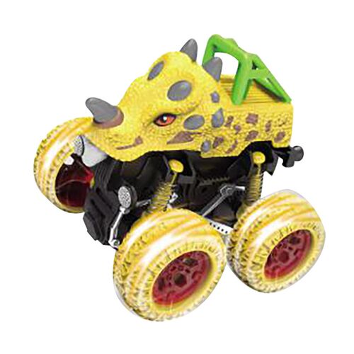 Pull Back Press Dinosaur Toy Car Cartoon Animal Clockwork Ch