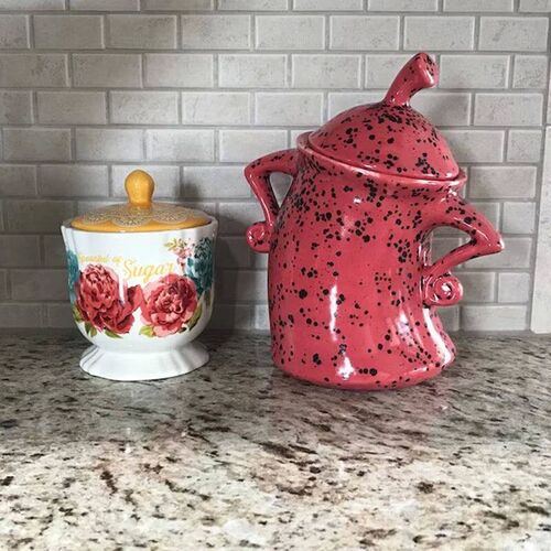 Creative Forked Waist Jars European Style Retro Spotted Cup