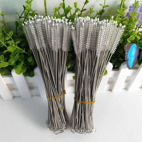 4Pcs/10Pcs Straw Cleaning Brush Reusable Eco-Friendly Stainl