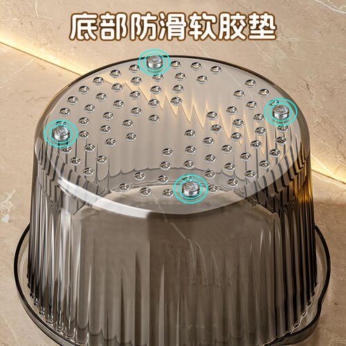 Foot tub massage thickened transparent foot washing tub