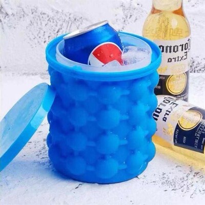 制冰桶Saving Ice Cube Maker家用硅胶冰桶冰格冰块模具DIY制冰块