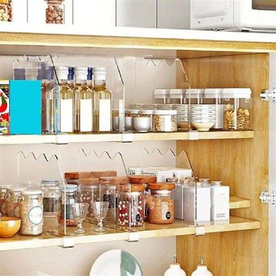 Storage Rack Shelf Divider Clothes Pile Separator