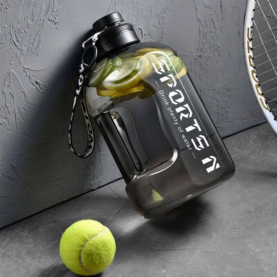 2.7/1.7L Water Bottle Gym Traveling Hiking Camping Large Cap