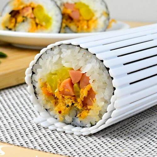 DIY Silicone Sushi Roller Mats Washable Reusable Sushi Roll