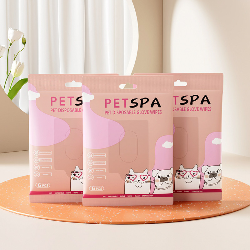猫咪免洗手套宠物狗狗湿巾清洁洗澡专用干洗湿纸巾猫用擦身体用品
