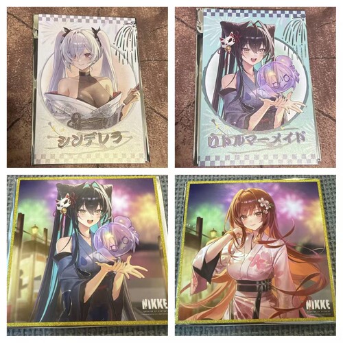 日谷胜利女神:NIKKE灰姑娘神罚小美人鱼C108场贩限定特典卡赠原袋