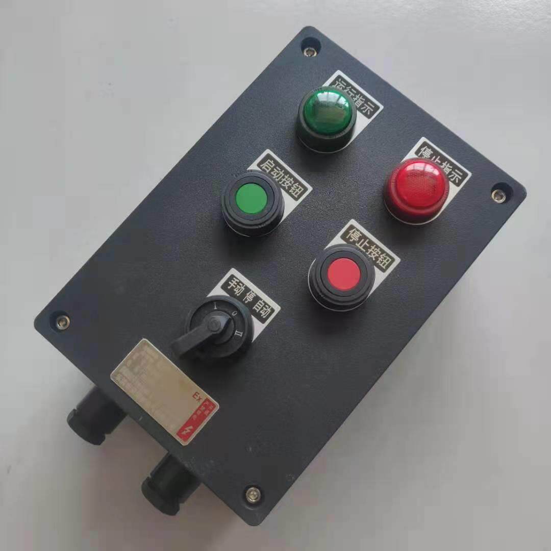 厂家供应防爆防腐主令控制器LED荧光灯防爆控制开关控制箱