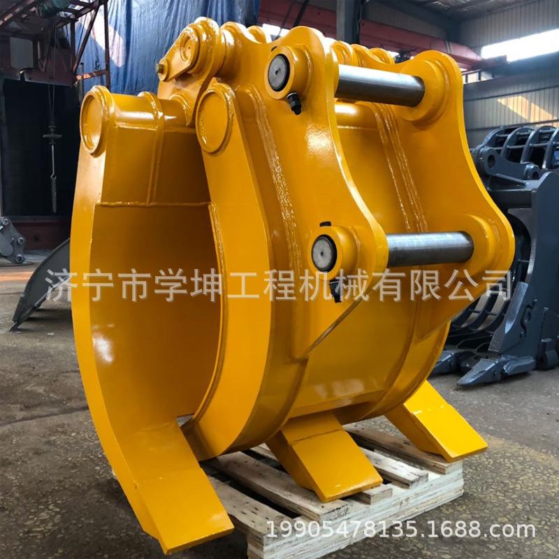 机械抓大开口机械式抓钢机挖掘机抓木器废钢机械爪