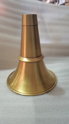 长子唢呐碗黄铜唢呐碗整体箍唢呐碗口民间唢呐碗