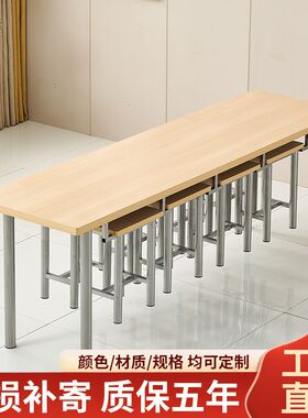 员工食堂餐桌椅组合4人6人8人位餐桌学校饭堂餐厅小吃店桌椅商用