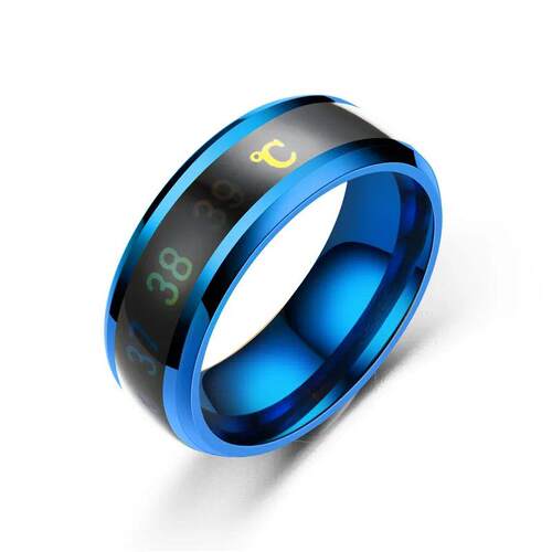 Temperature Ring Titanium Steel Mood Emotion Feeling