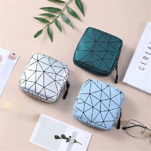 Portable Rhombus Pattern Multifunction Pad Pouch Bags