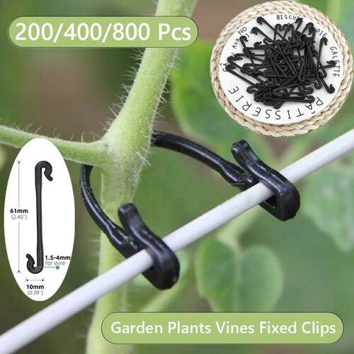 200-800+Pcs+Garden+Plants+Vines+Fixed+Clips+Tied+Buckles+Las