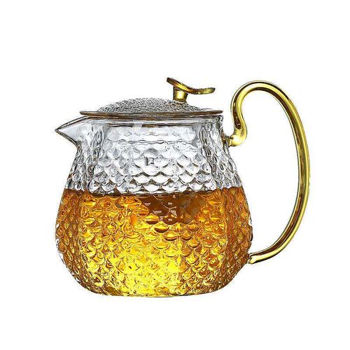 High Borosilicate Glass Teapot Filter Bubble Teapot