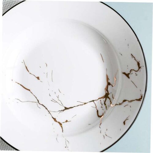 pure white round plates Dinner plate home cerami