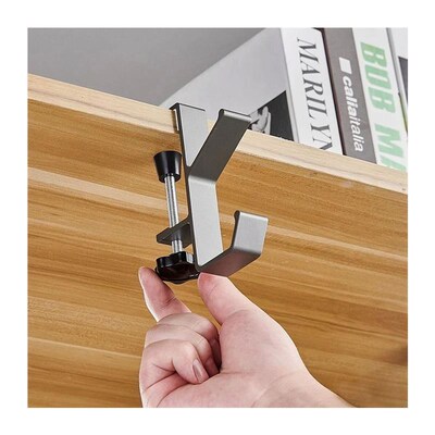 Bag Hanger for Desk Key Holder Punchfree Table Hook Wall Ha