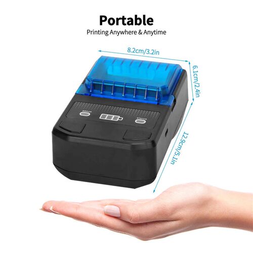 Portable Thermal Label Maker Wireless BT Mini Label Printer