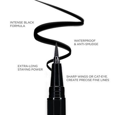 1Pc Black Fine Long Lasting Liquid Eyeliner Water Pen Waterp