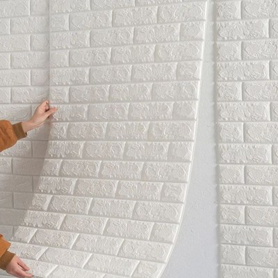 70cm*77cm 3D Brick Pattern Wall Sticker Self-Adhesive  Panel