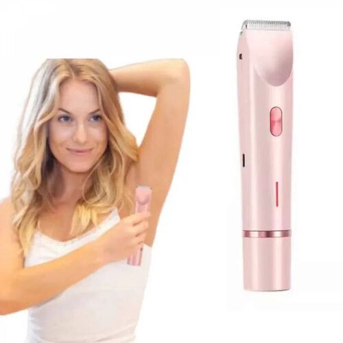 Portable Ladies Shaver  Waterproof 2 in 1 Lady Pubic Hair Gr