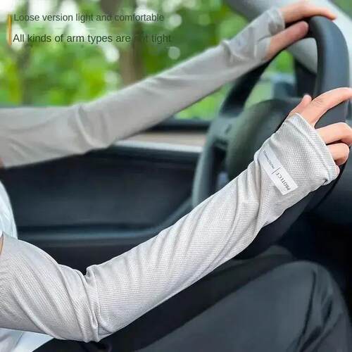 1 Pair Oversized Ice Sleeves For Men, Summer Outdoor Loose S