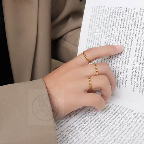 。Rice ball ring female simple elastic elastic elastic wire
